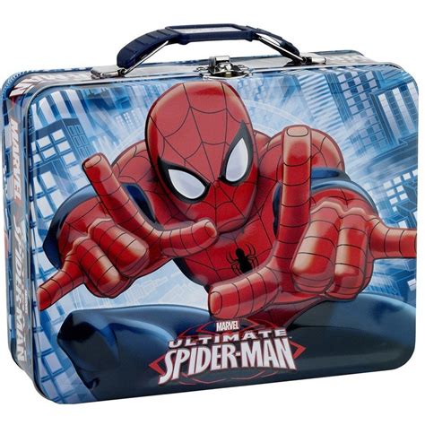 metal lunch box spiderman for sale 